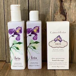 Crabtree and Evelyn Iris Shower Gel and Lotion NEW